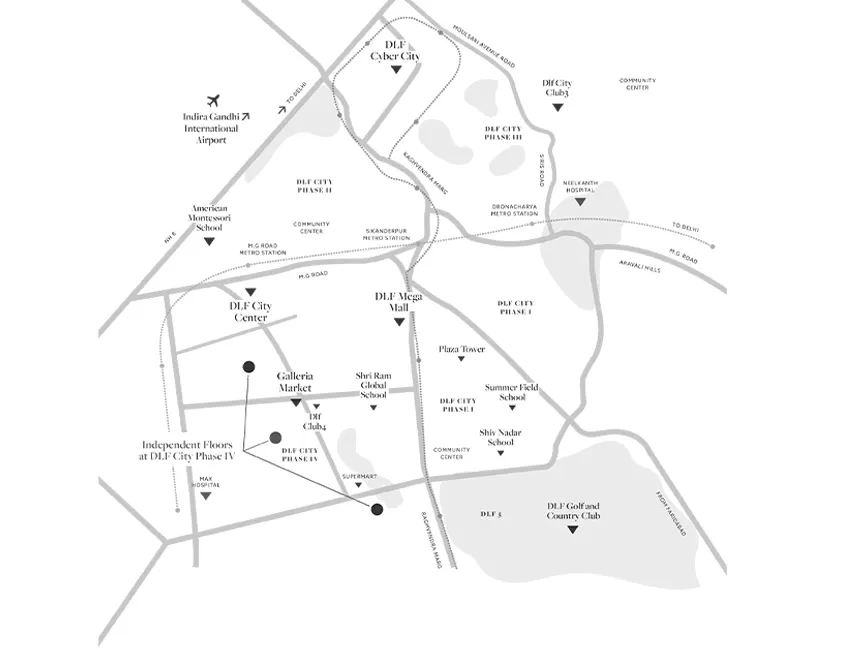 DLF Amaltas Drive Location Advantages