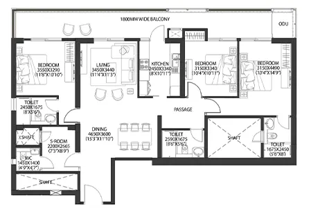 DLF One Midtown Floor Plan