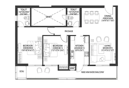 DLF One Midtown Sitemap