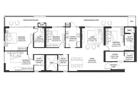 DLF One Midtown Sitemap