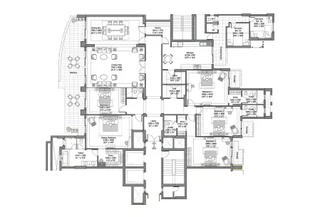 DLF The Magnolias Floor Plan